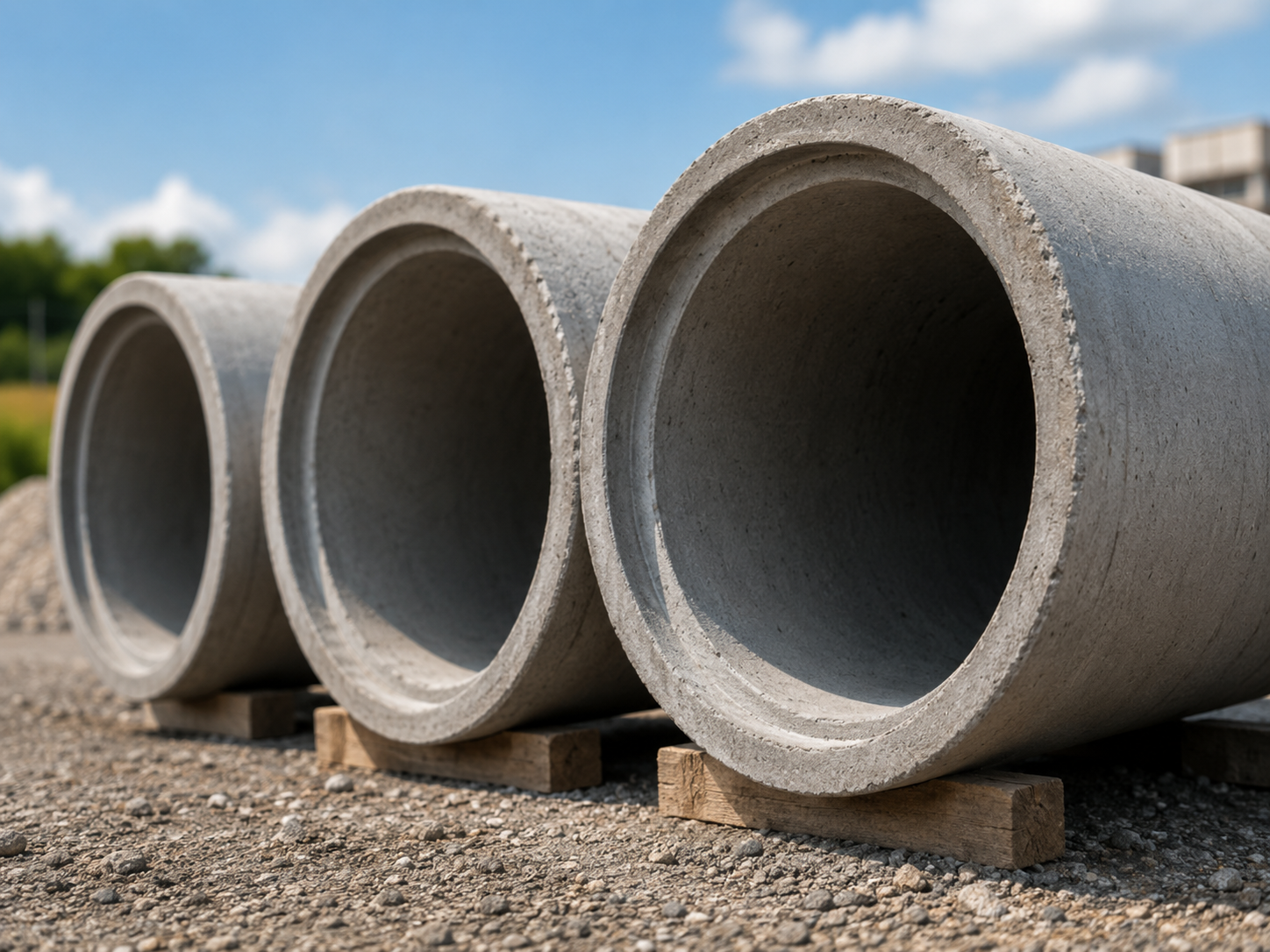 Concrete pipes